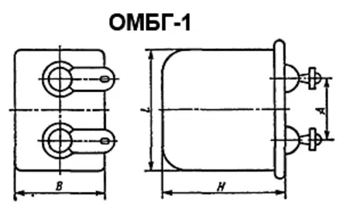 ОМБГ-1 1600в 2 мкф фото 3