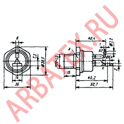 Т15-80-10 тиристор фото 3 Т15-80-10 тиристор фото 3