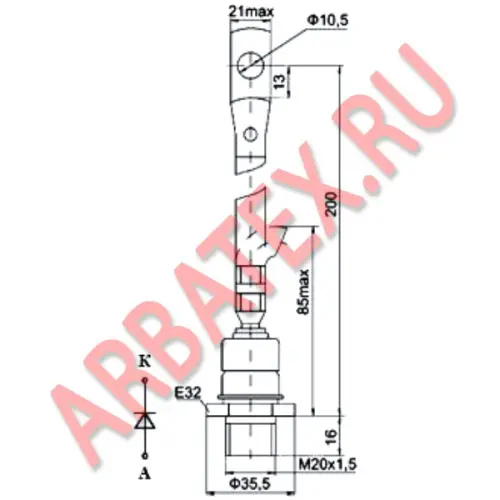 2Д161-250-12 диод фото 3 2Д161-250-12 диод фото 3