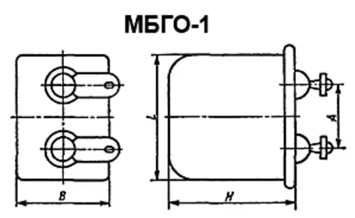 МБГО-1 500в 20 мкф фото 3