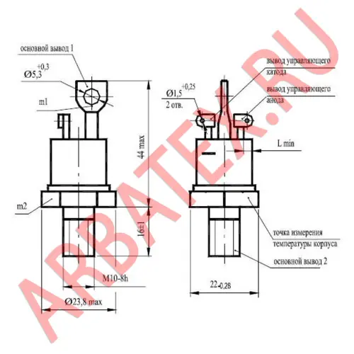 ТСО142-40-9 тиристор фото 3