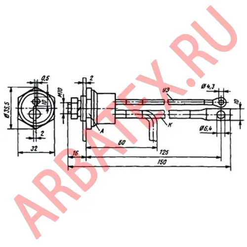 Т25-8 тиристор фото 3 Т25-8 тиристор фото 3