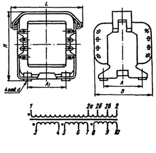 ТН24-115-400В трансформатор фото 3