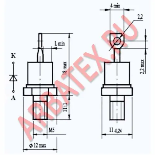 2Д112-10-10-В2 диод фото 3 2Д112-10-10-В2 диод фото 3