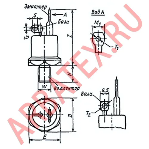 ТК152-25-4 транзистор силовой фото 3 ТК152-25-4 транзистор силовой фото 3