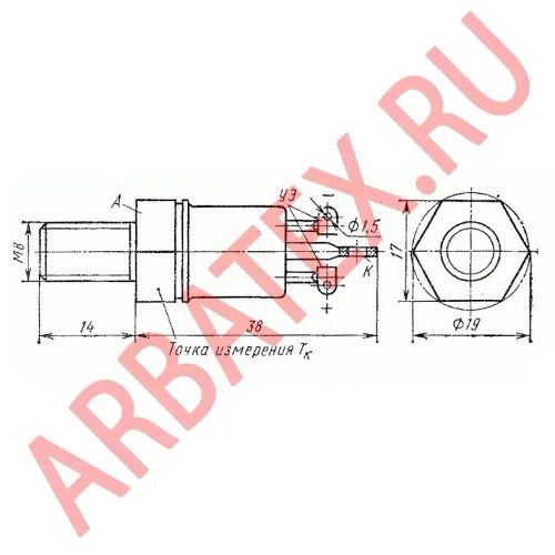 ТСО132-25-12 тиристор фото 3